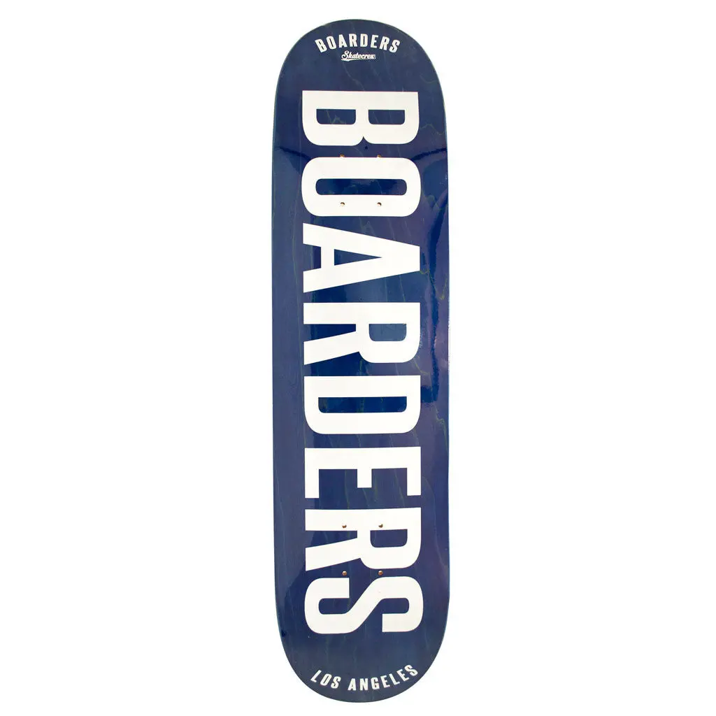 Boarders Bold Skateboard Deck - Blue 1