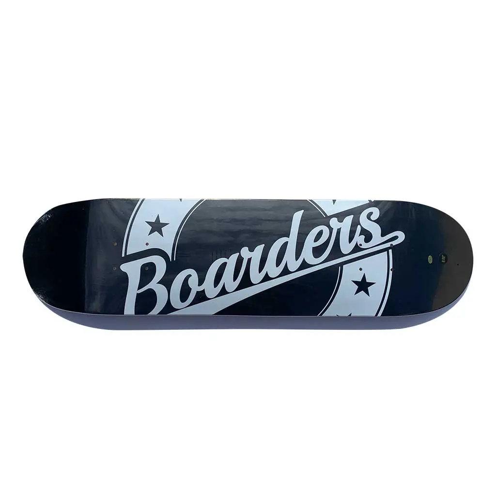 Boarders Crest Xl Deck - Black/White 1