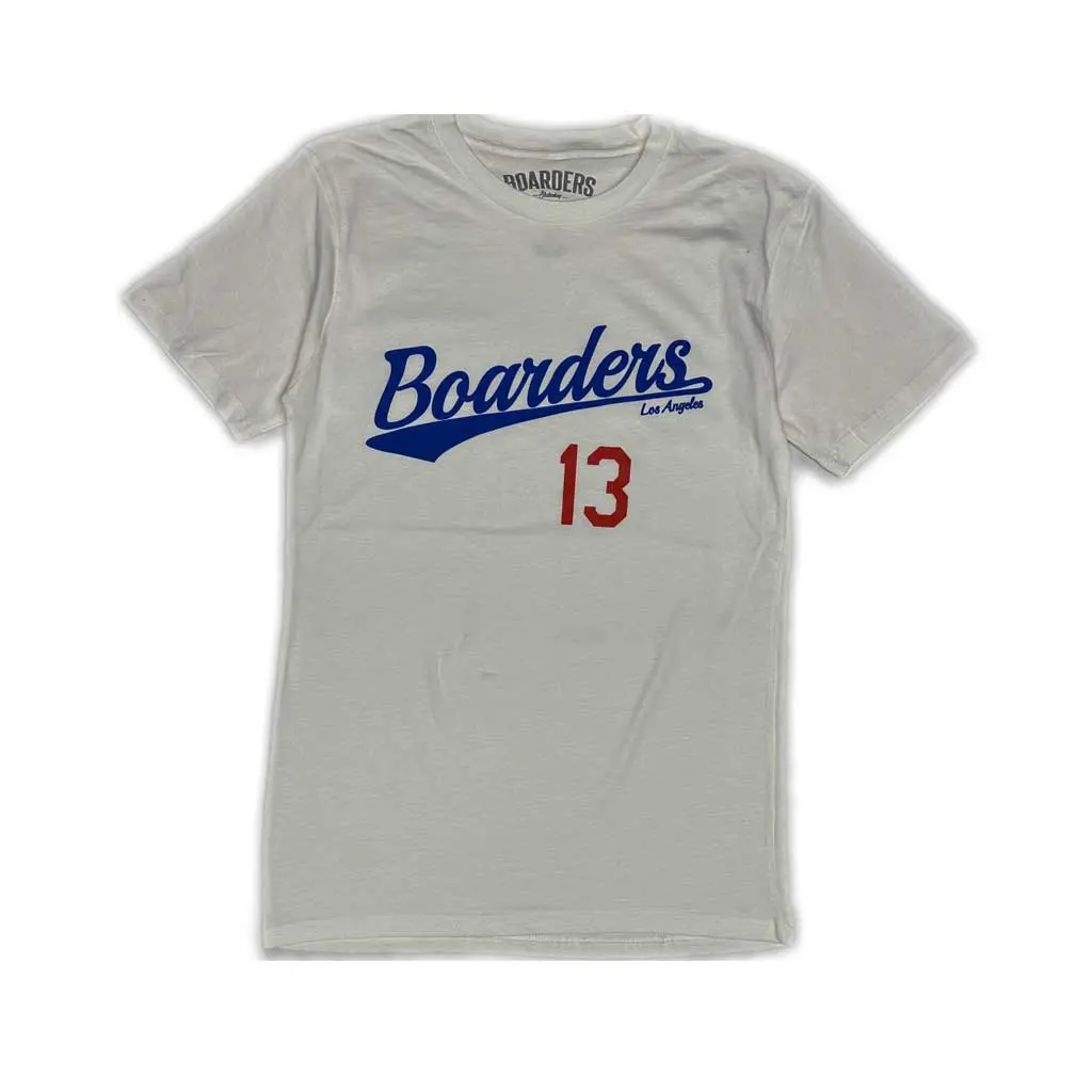 Boarders Script 13 S/S Tee - White 1