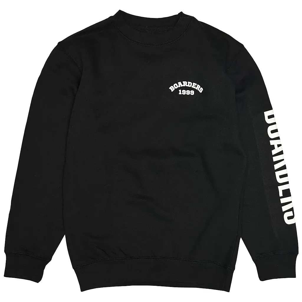 Boarders Bold Arch Crewneck - Black 1