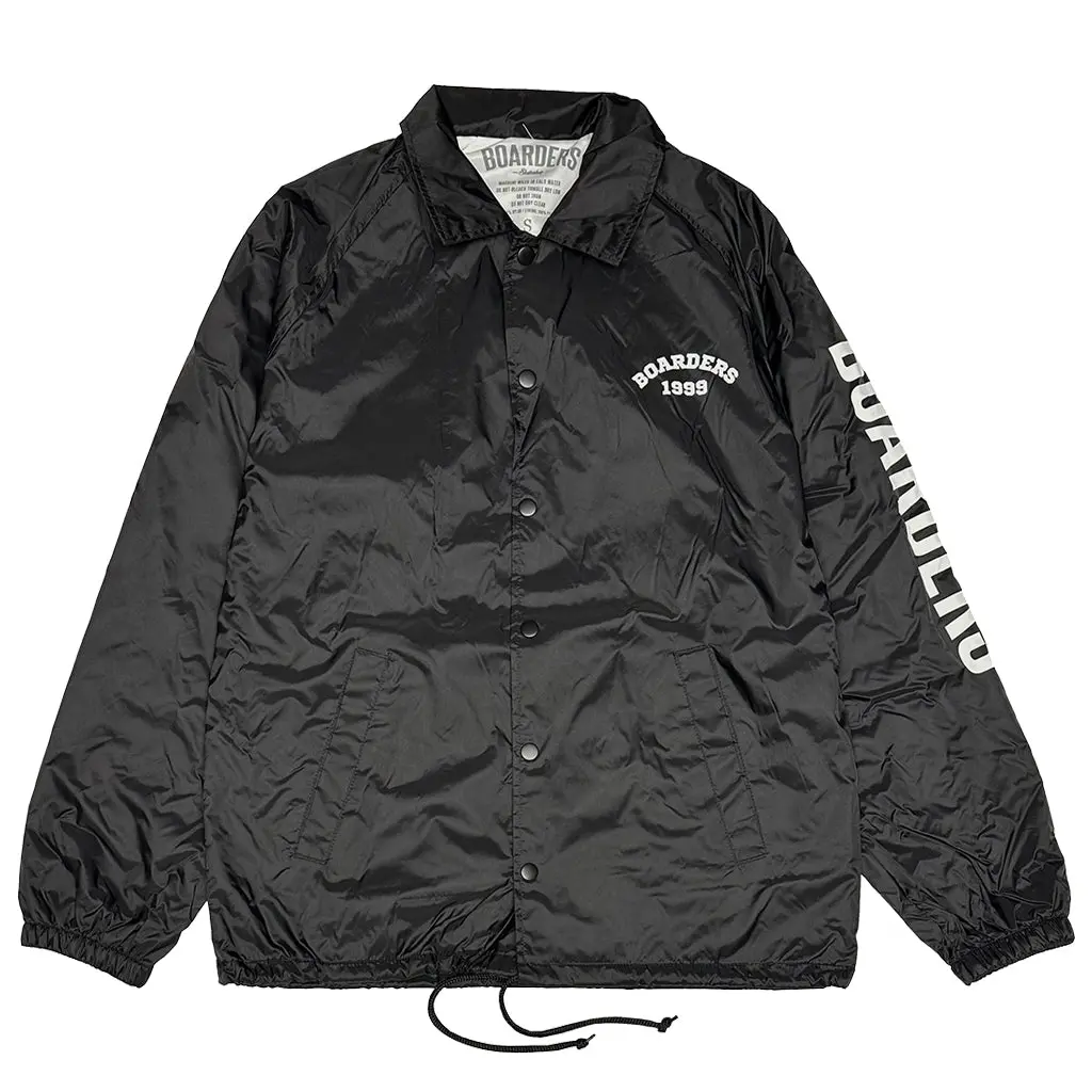 Boarders Bold Arch Coaches Jacket - Black 1