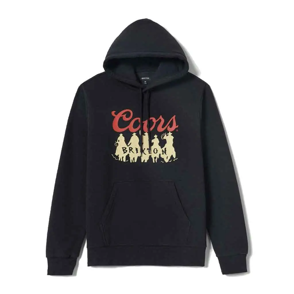 Brixton X Coors Bandit Hoodie - Black 1