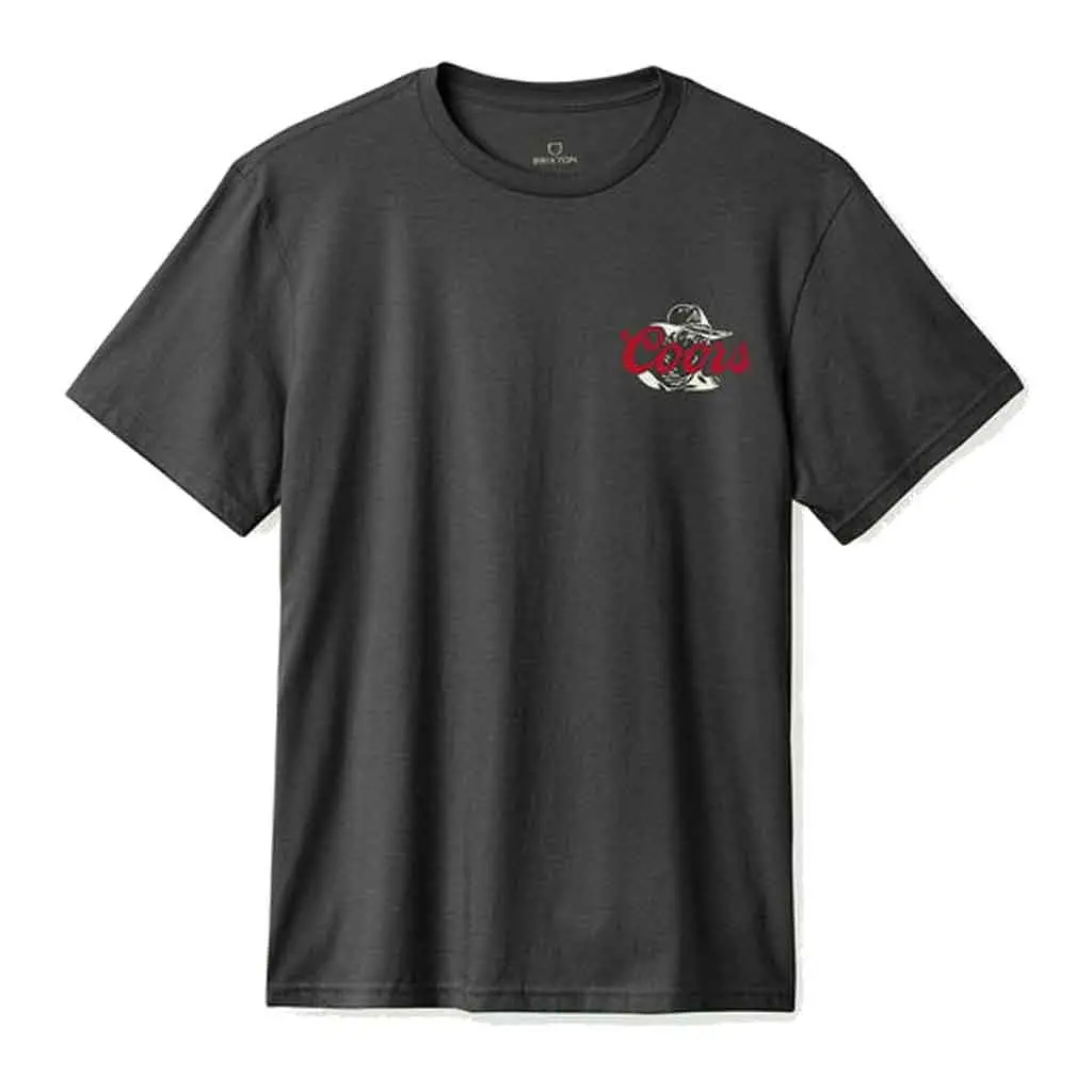 Brixton X Coors Wayne S/S Tee - Black 1