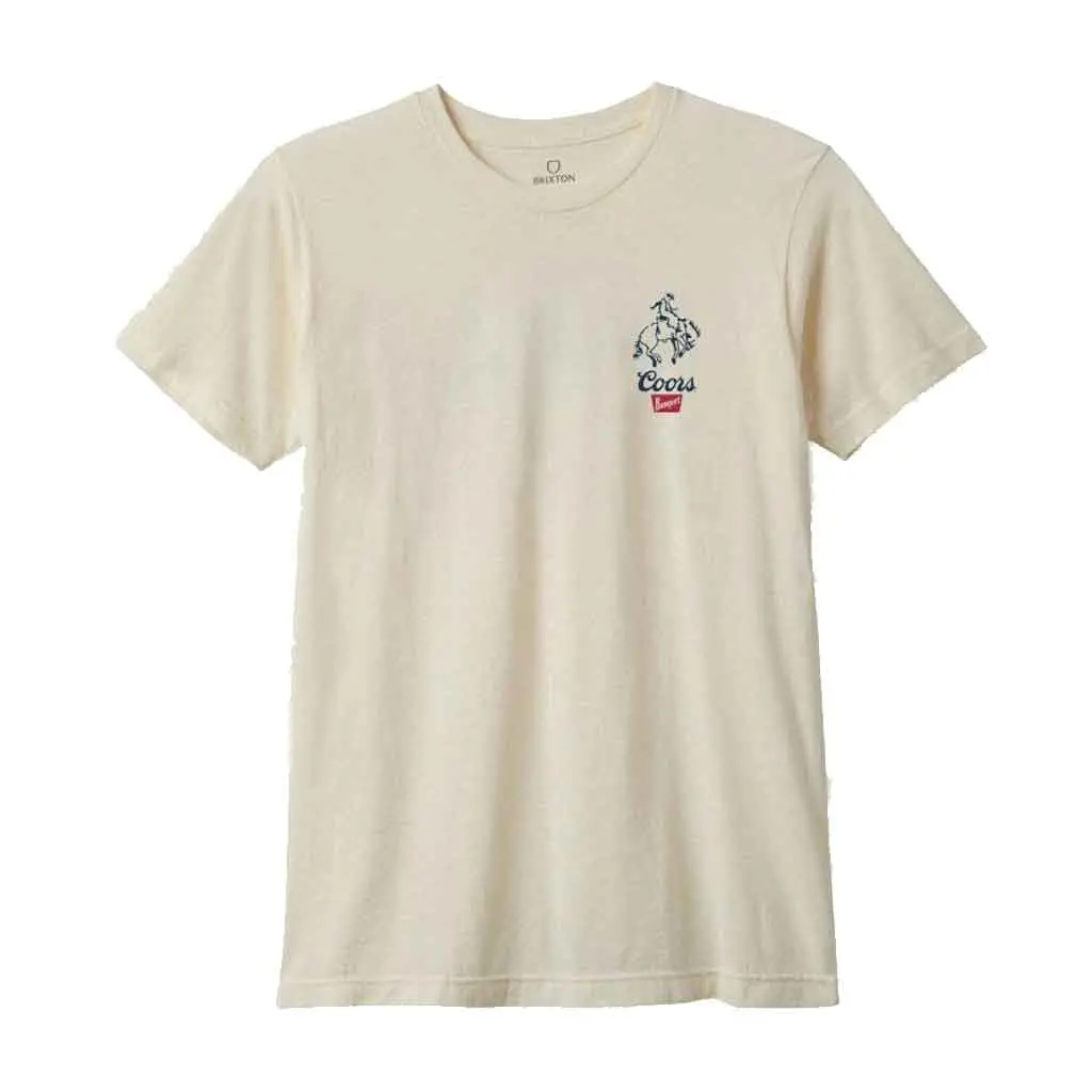 Brixton X Coors Colt S/S Tee - Natural 1