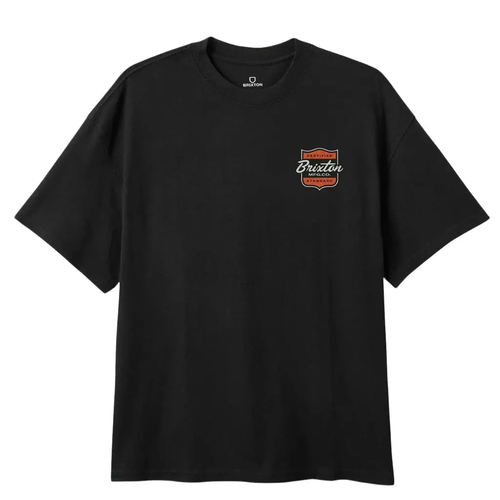 Brixton Brooker S/S Tee - Black 1