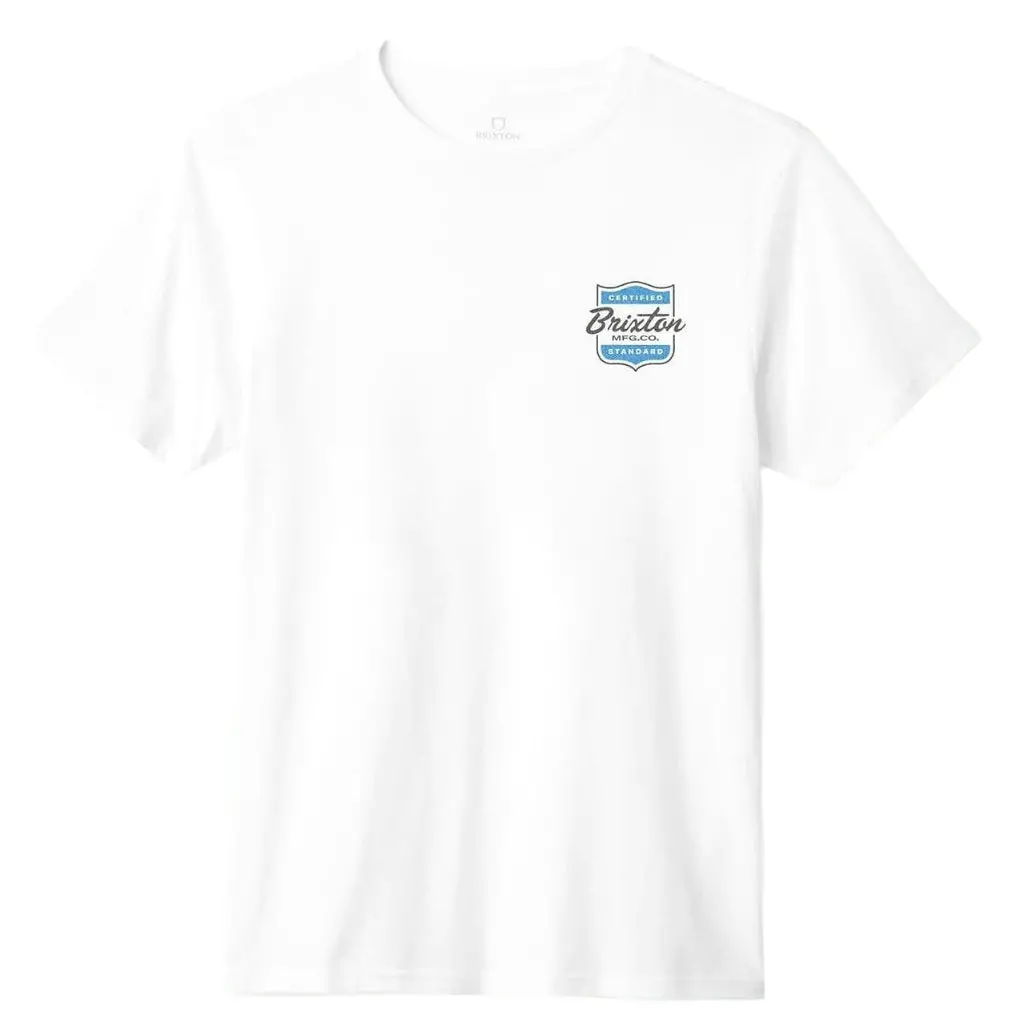 Brixton Brooker S/S Tee - White 2
