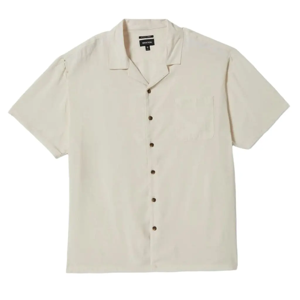 Brixton Bunker S/S Woven - White 1