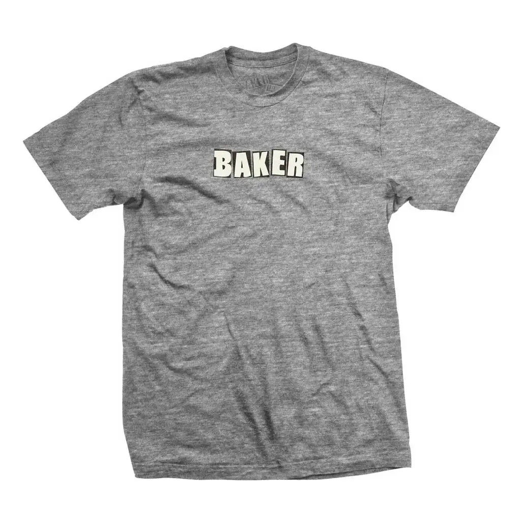 Baker Baker Brand Logo Tee - Athletic Heather 1