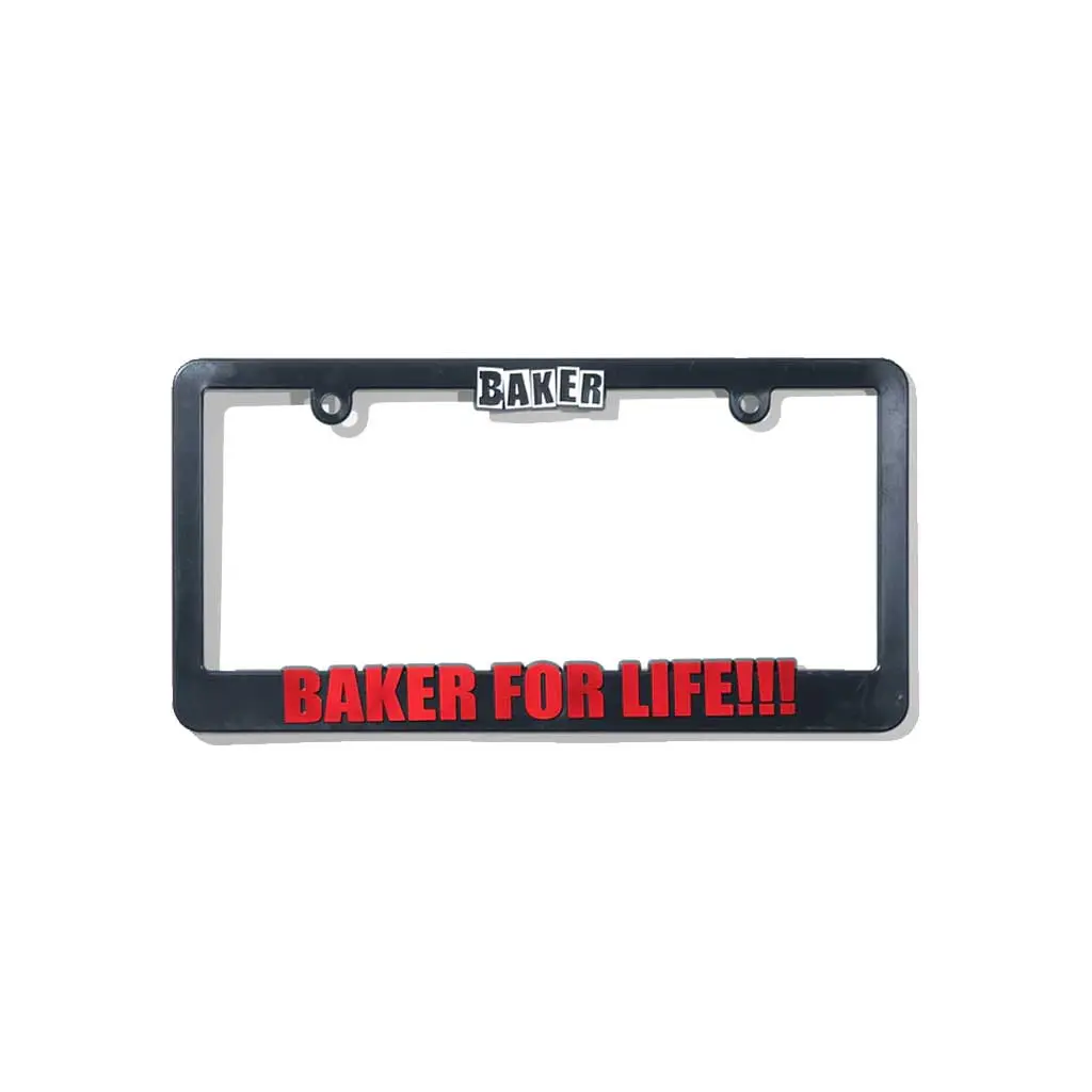 Baker For Life License Plate 1