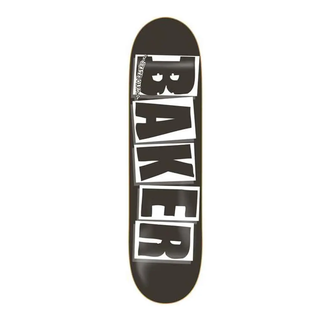 Baker Brand Logo 8.25" Deck - Black/White 1