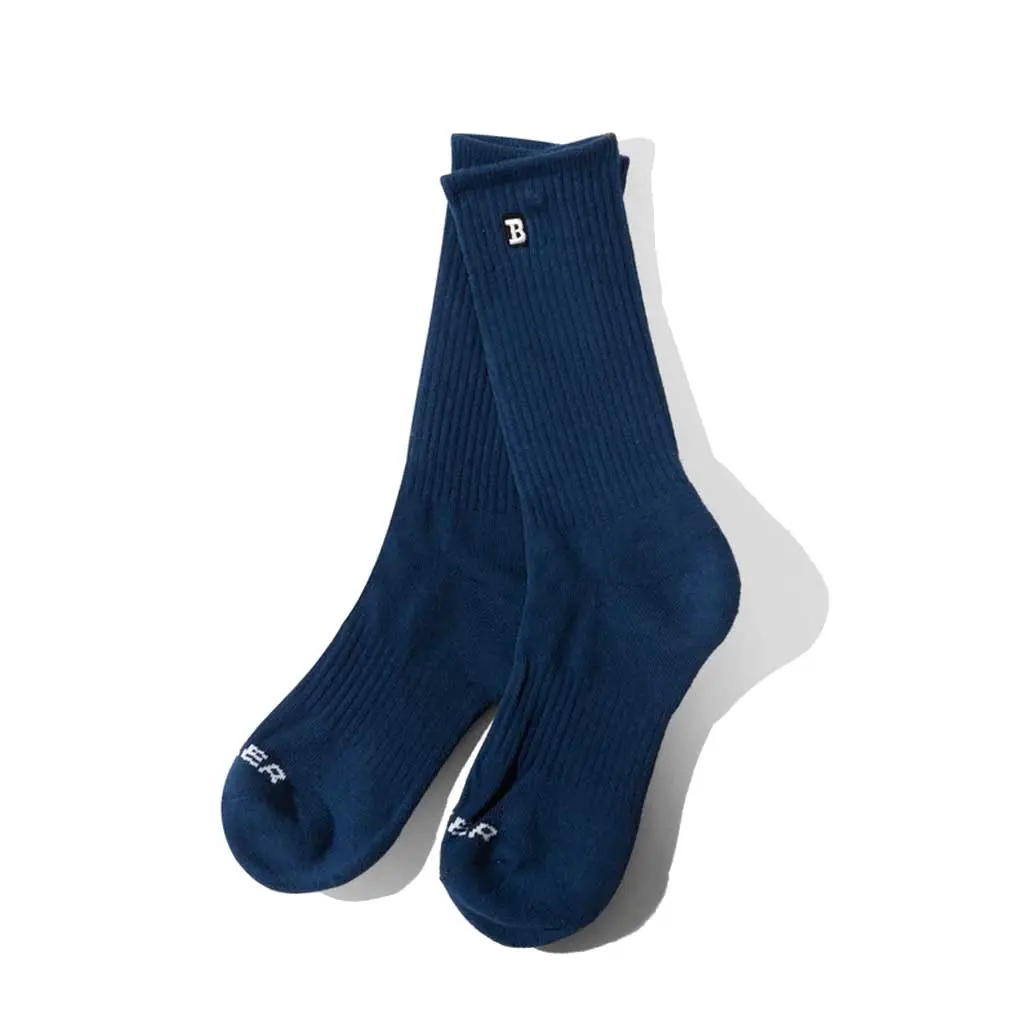 Baker Capital B Sock - Navy 1
