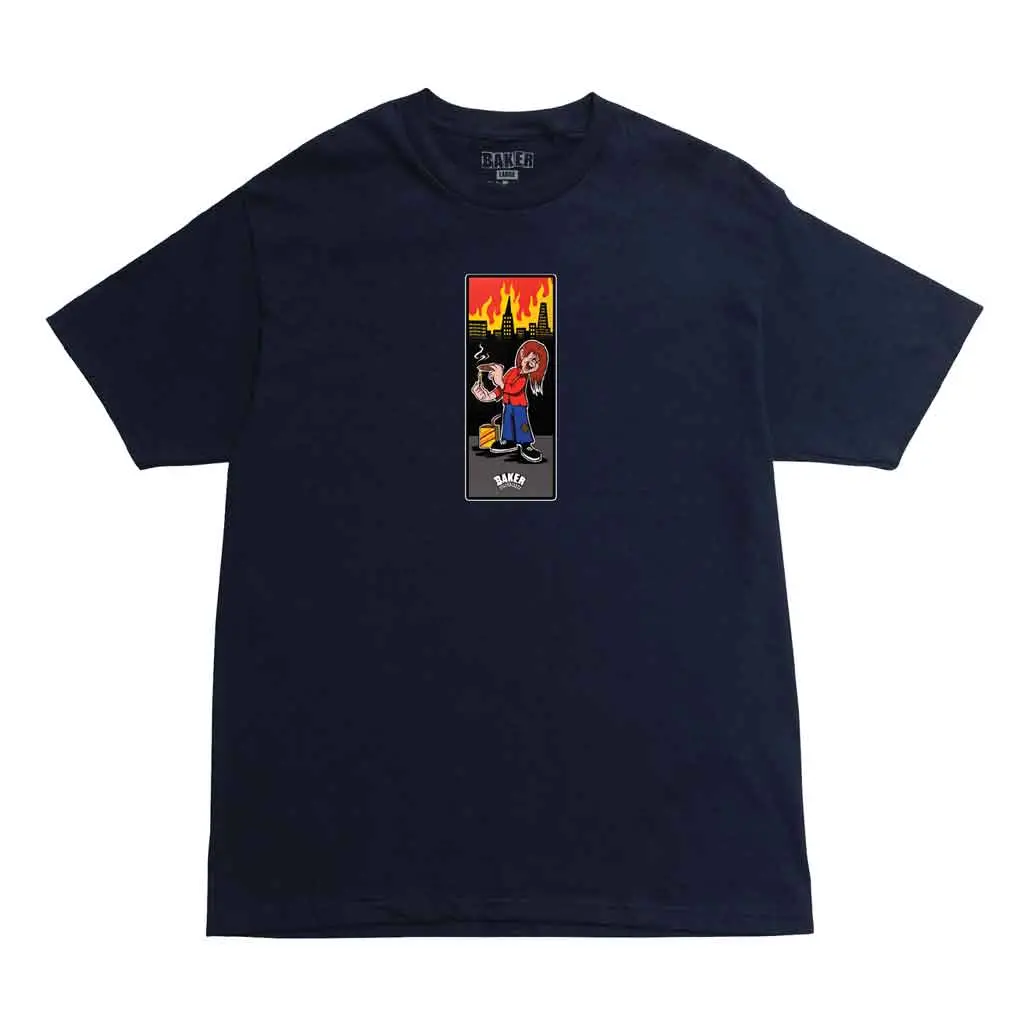 Baker Lampwick S/S Tee - Navy 1