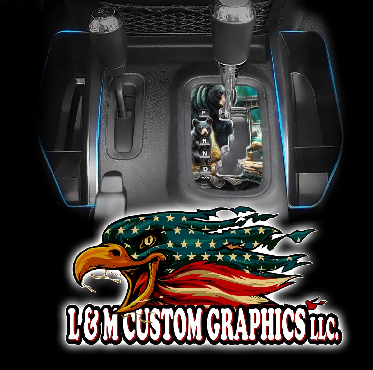Bears Jk Shifter Decal 1