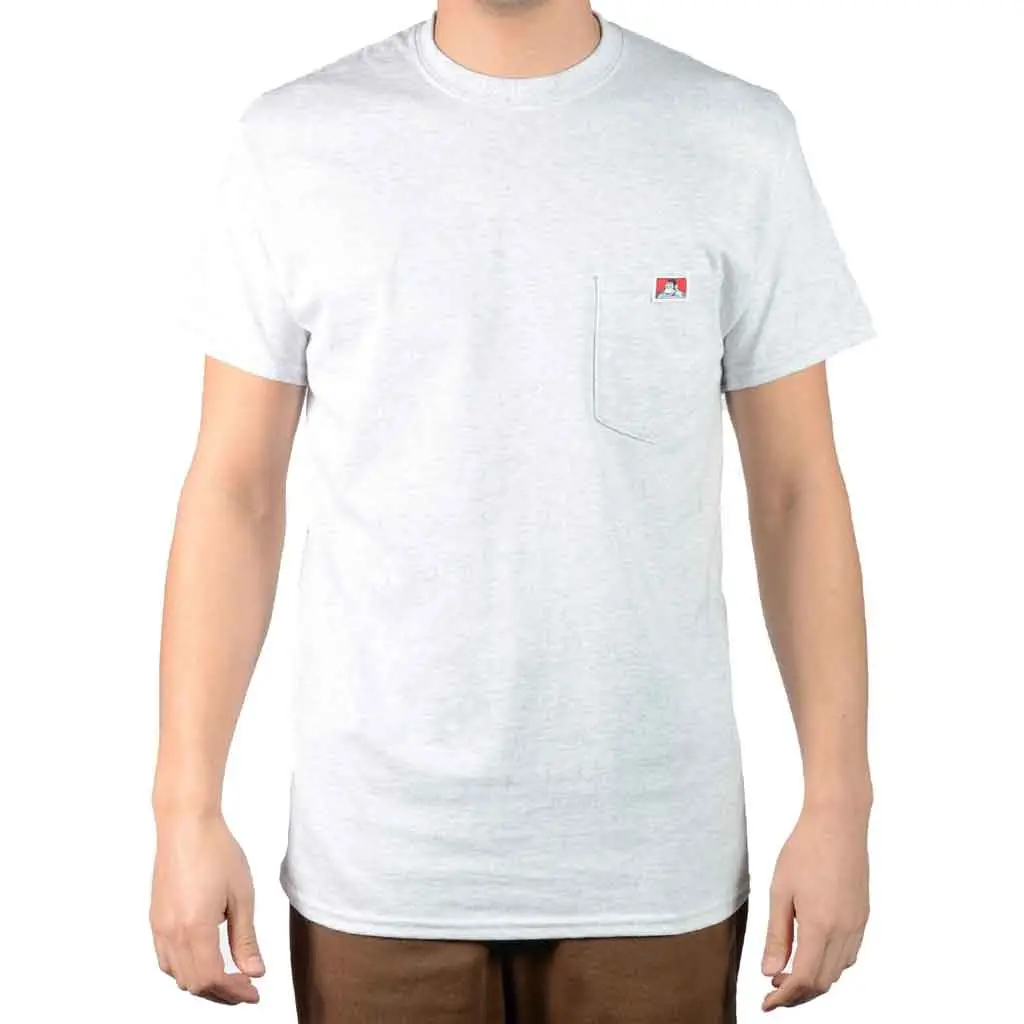 Ben Davis Pocket Tee - Ash Grey 1