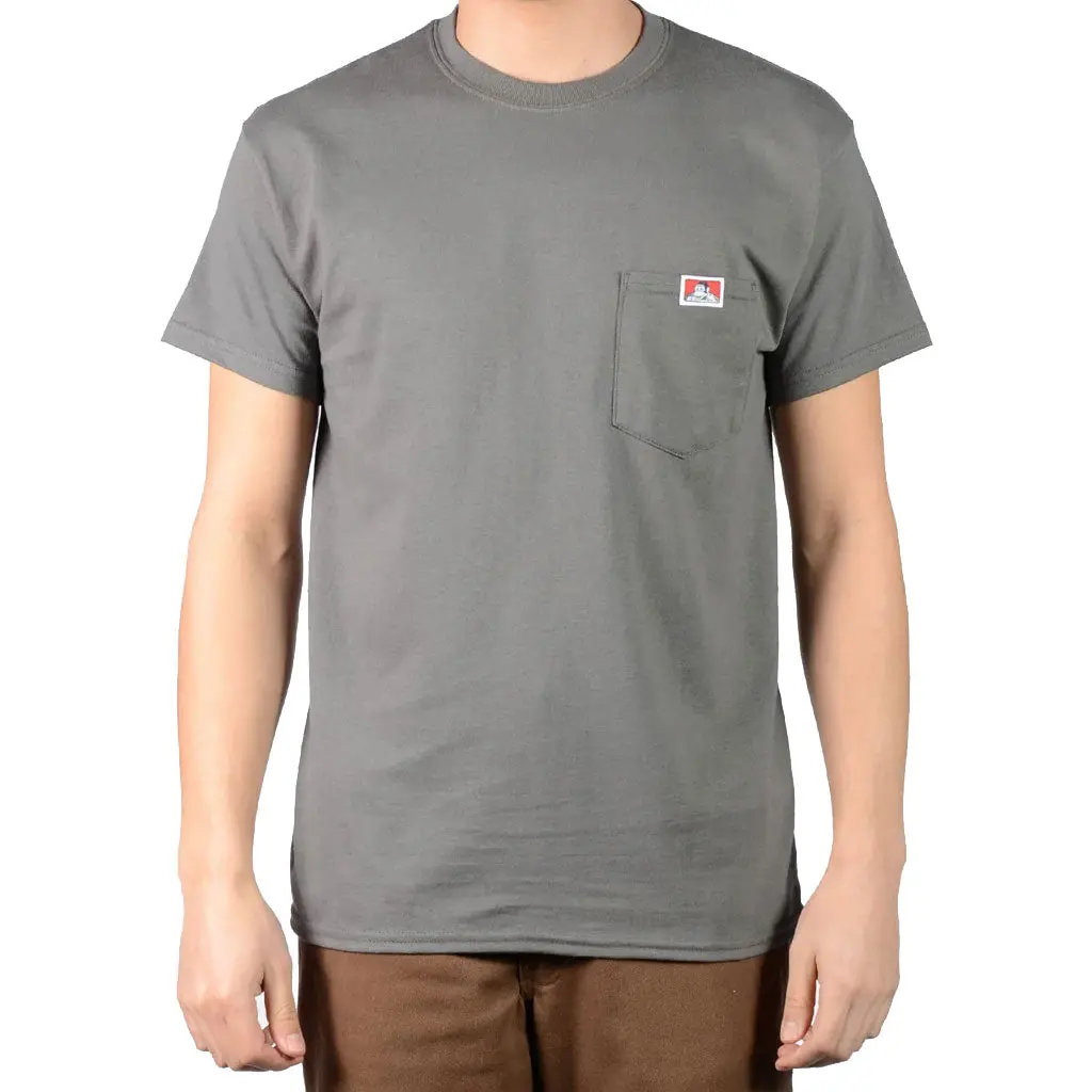 Ben Davis Pocket Tee - Charcoal 1