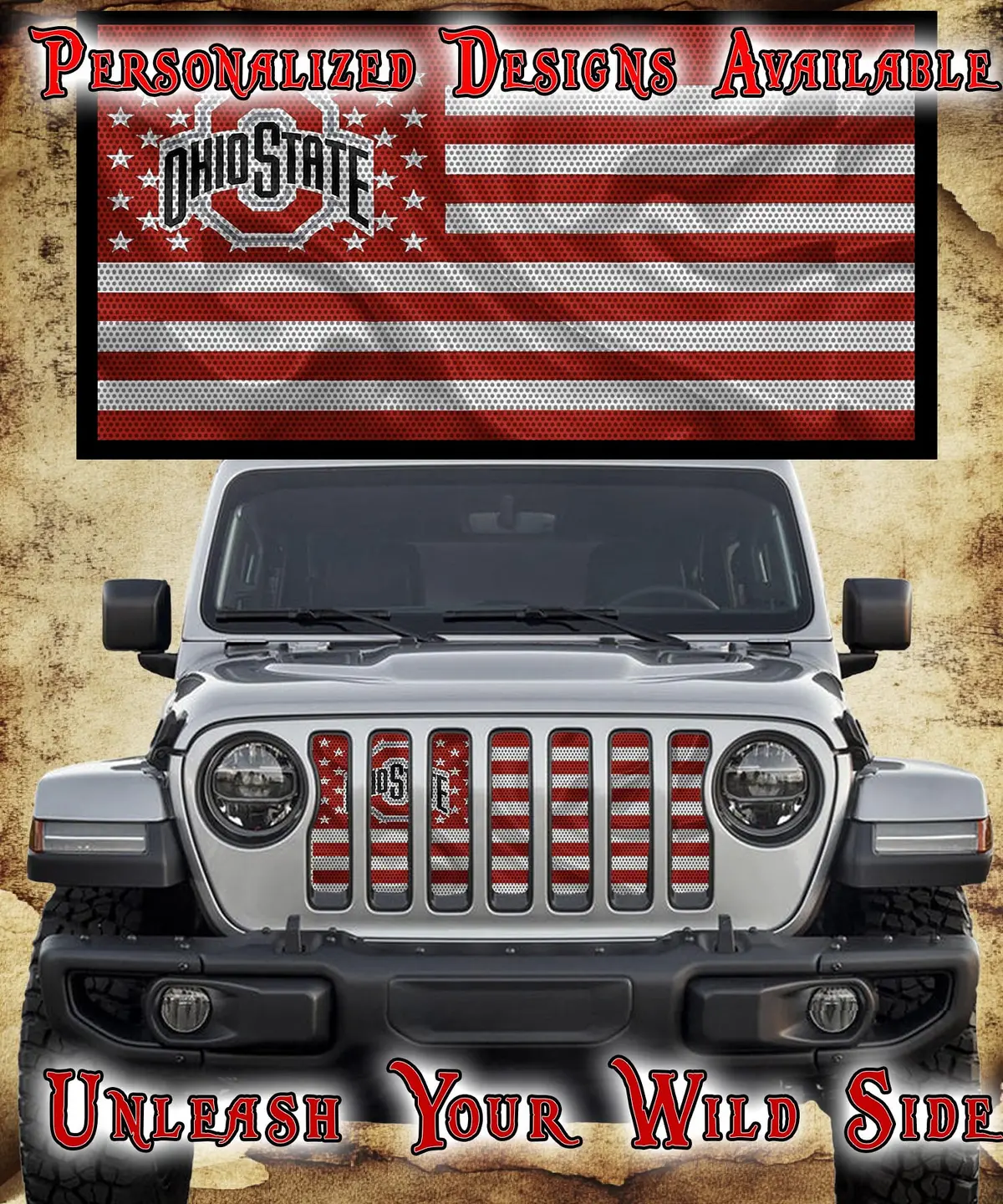 Ohio Buckeyes Grill Insert 1