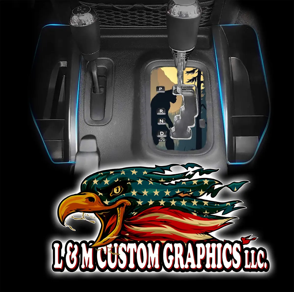 Bigfoot Jk Shifter Decal 1