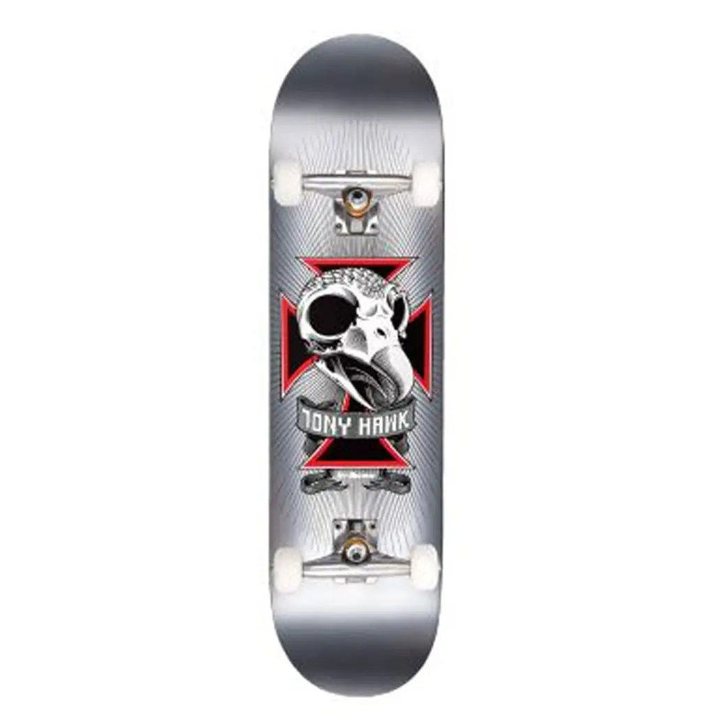 Birdhouse Th Skull 2 Chrome 7.75" Complete 1