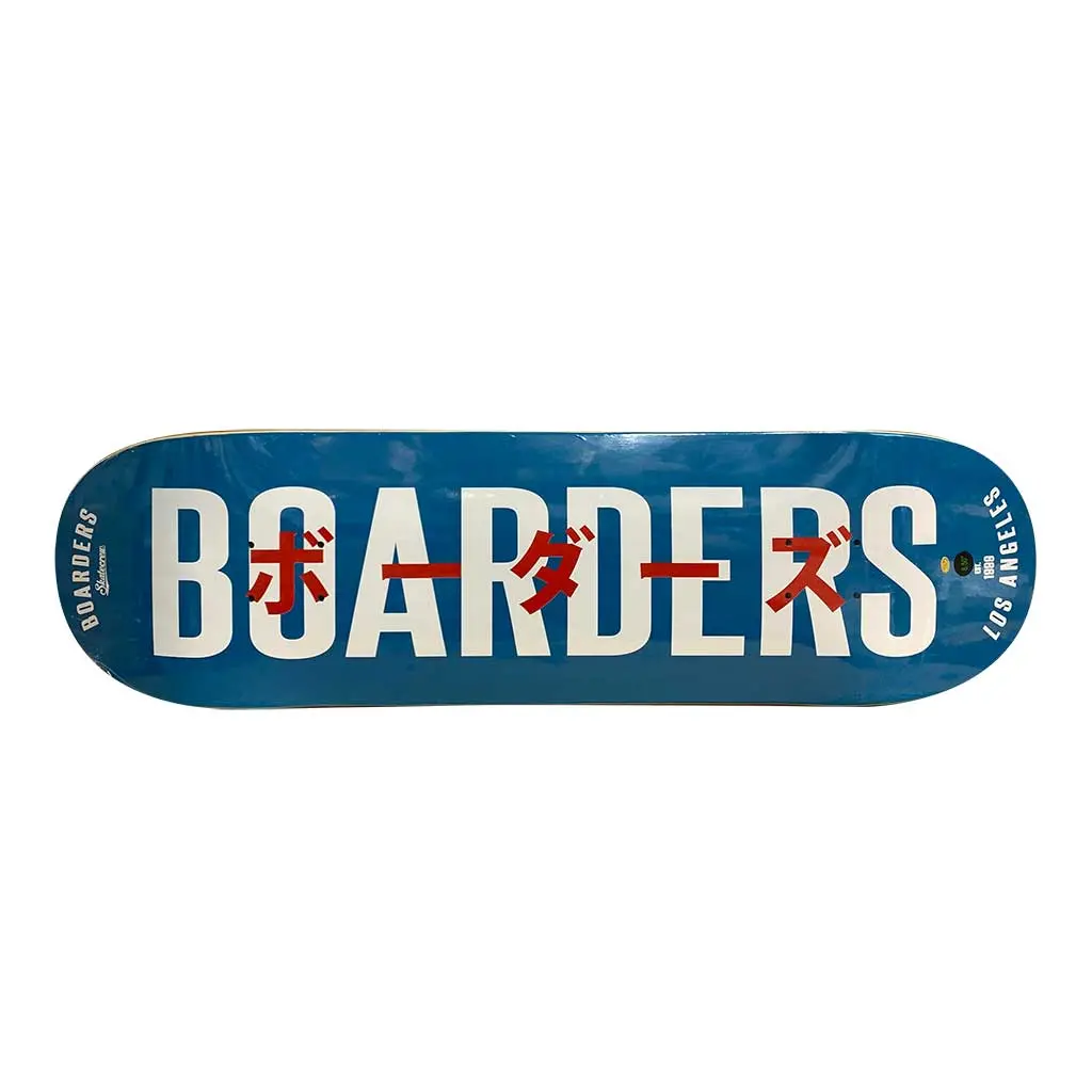 Boarders Jpn Bold Skateboard Deck - Blue/White/Red 1