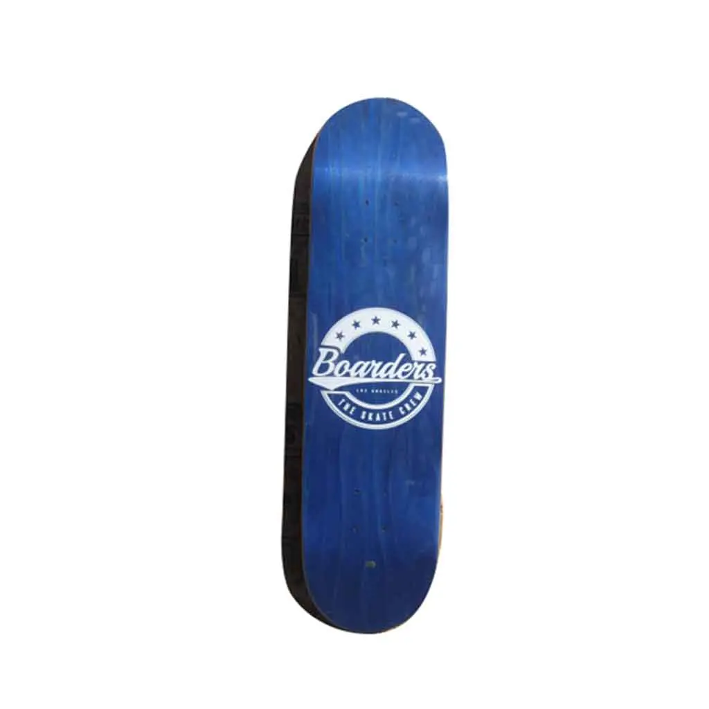 Boarders Star Crest Skateboard Deck - Blue 1