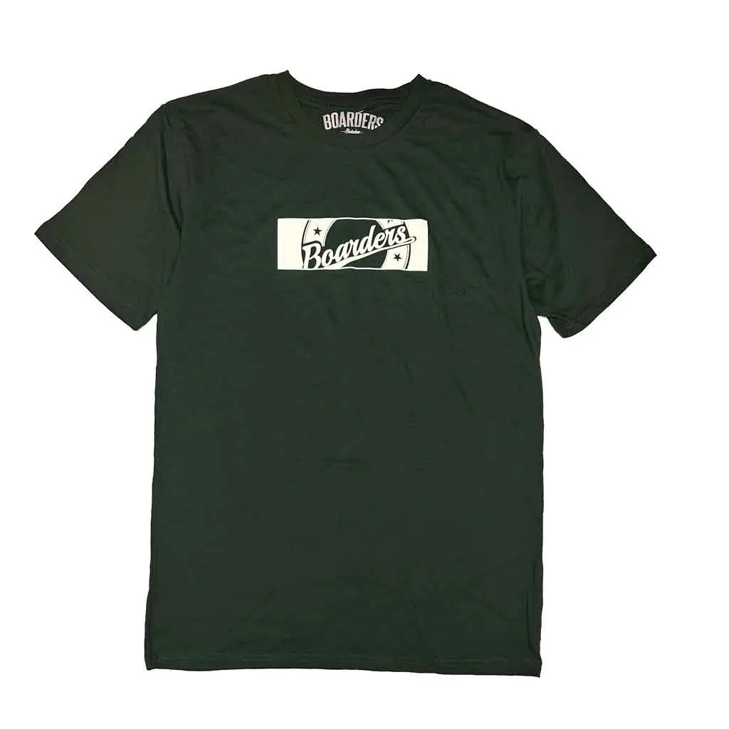 Boarders Crest Xl S/S Tee - Forest Green 1