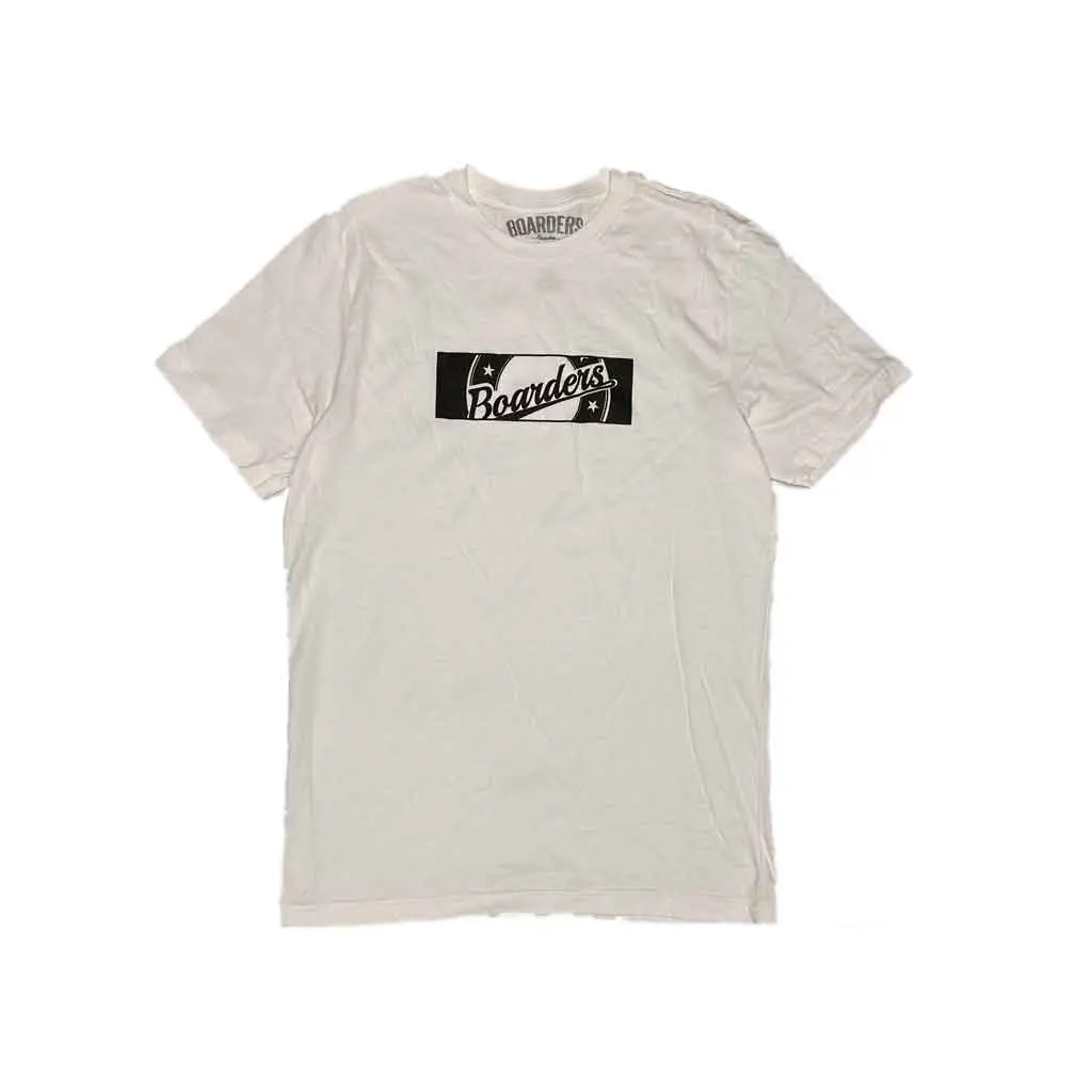 Boarders Crest Xl S/S Tee - White 1