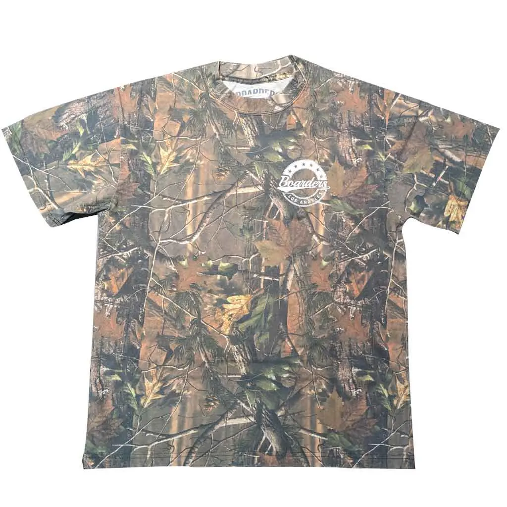 Boarders Star Crest Heavy Duty S/S Tee - Tree/White 1