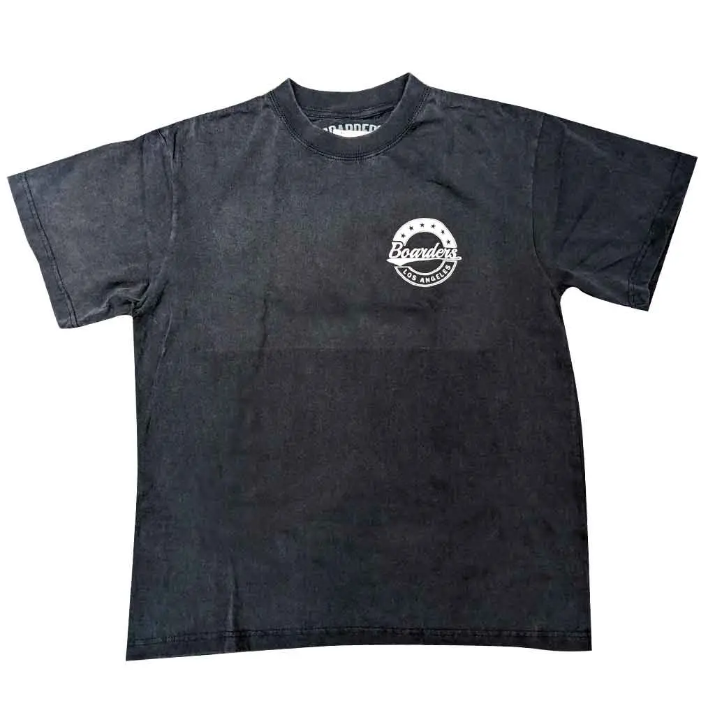 Boarders Star Crest Heavy Duty S/S Tee - Vintage Black 1