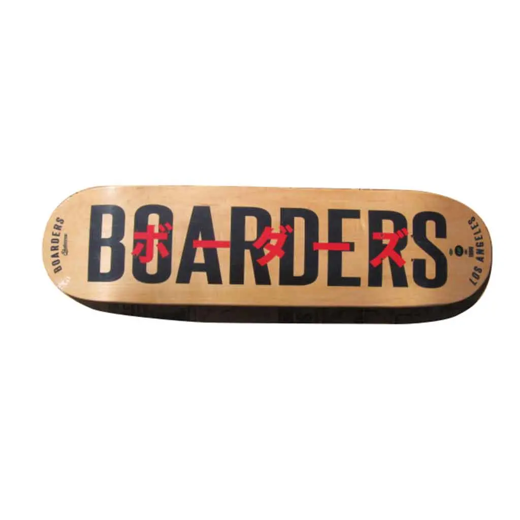 Boarders Jpn Bold Skateboard Deck - Natural 1