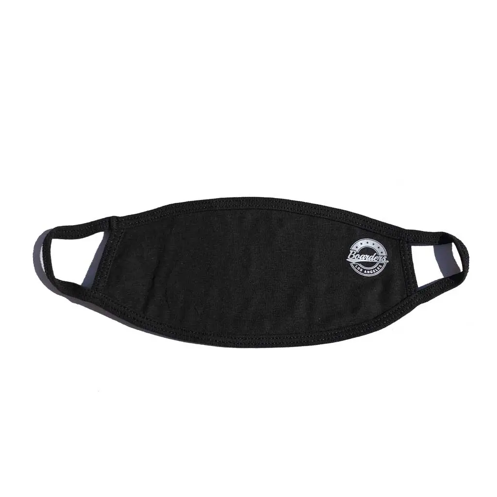 Boarders Crest Face Mask - Black 1