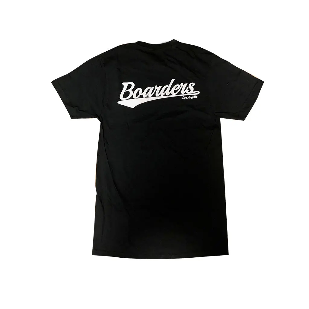 Boarders Mini Script Tee - Black 1