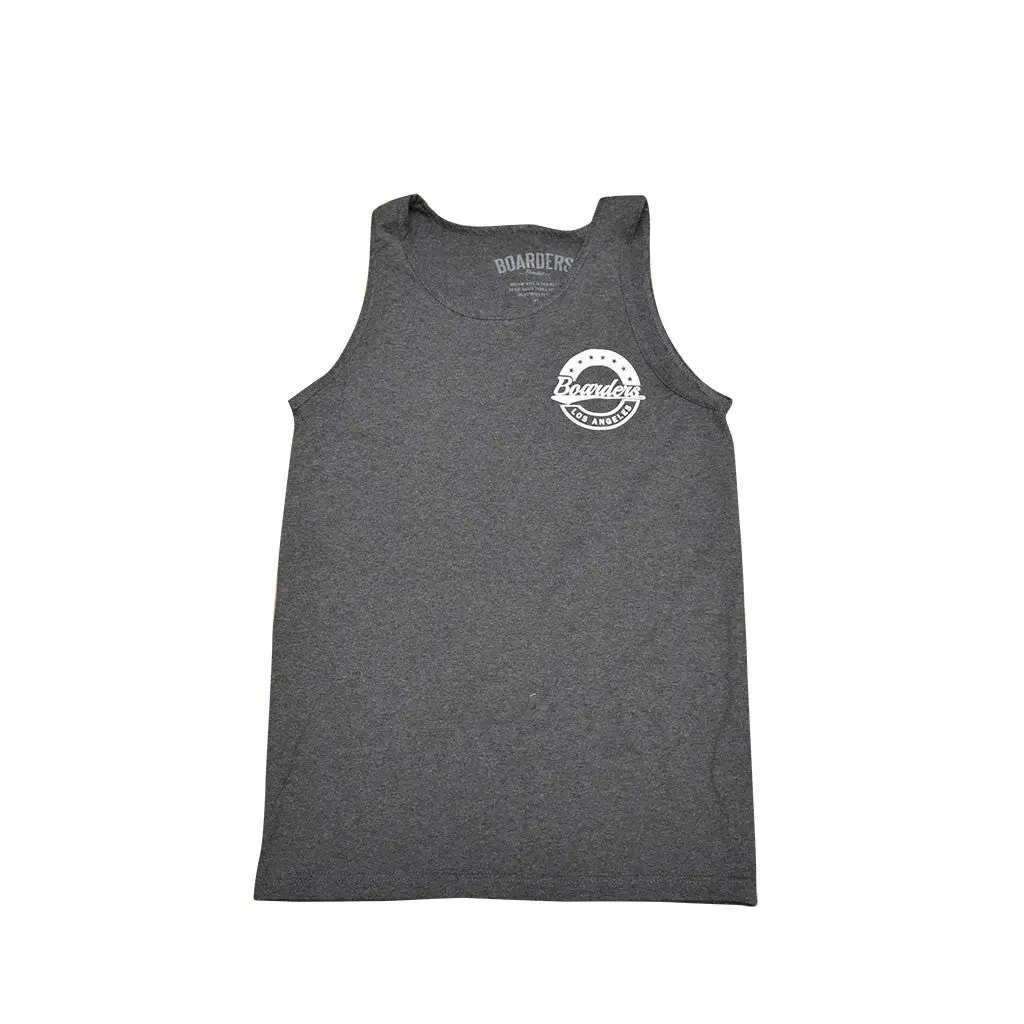 Boarders Starcrest Tank Top - Dark Grey 1