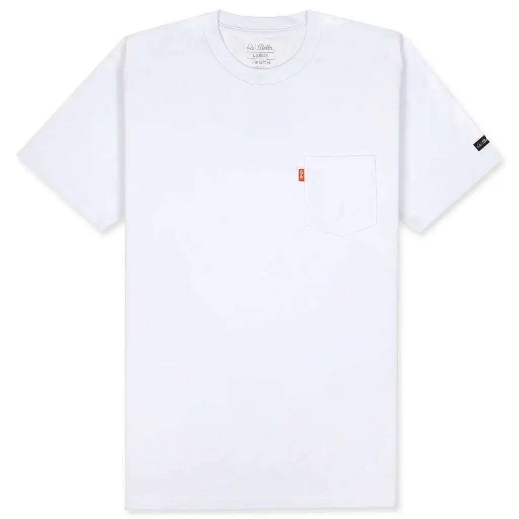 Bolla Daily Pocket S/S Tee - White 1