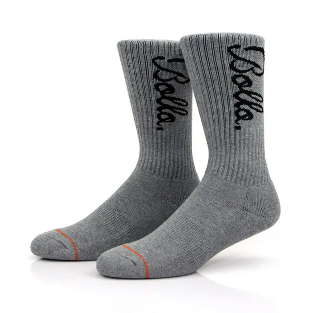 Bolla Everyday Crew Socks - Heather Grey 1