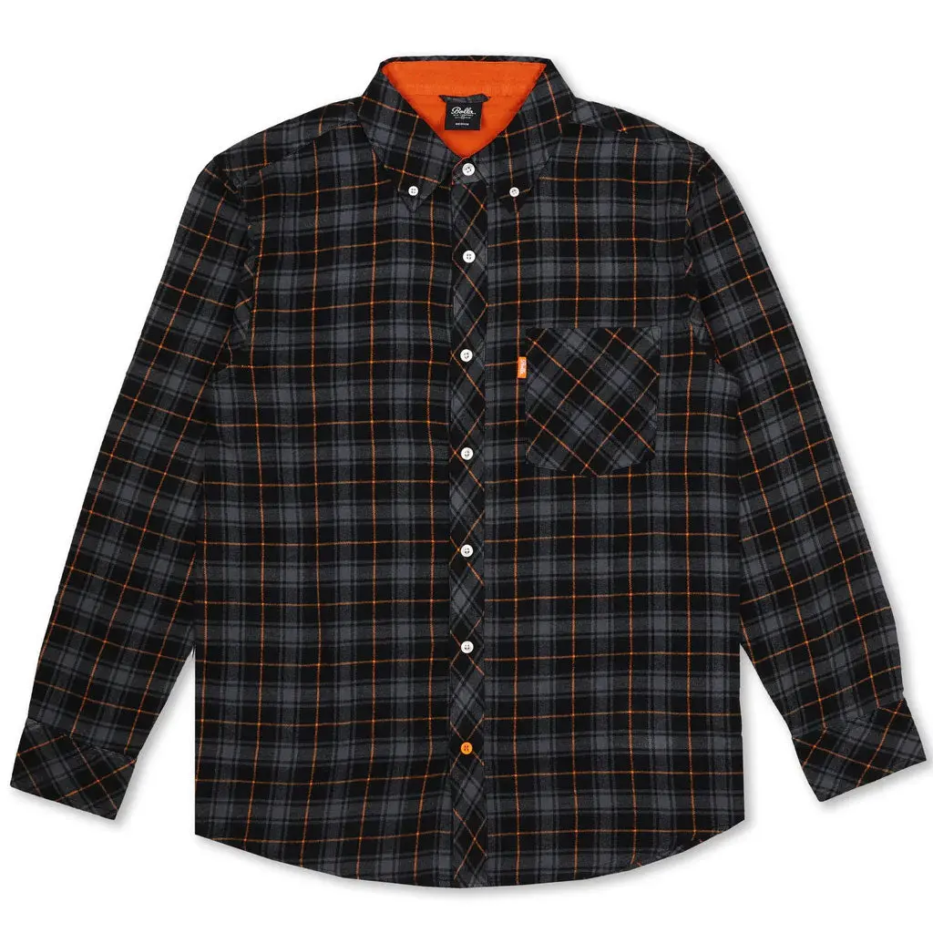 Bolla Lombard L/S Woven - Black/Orange 1