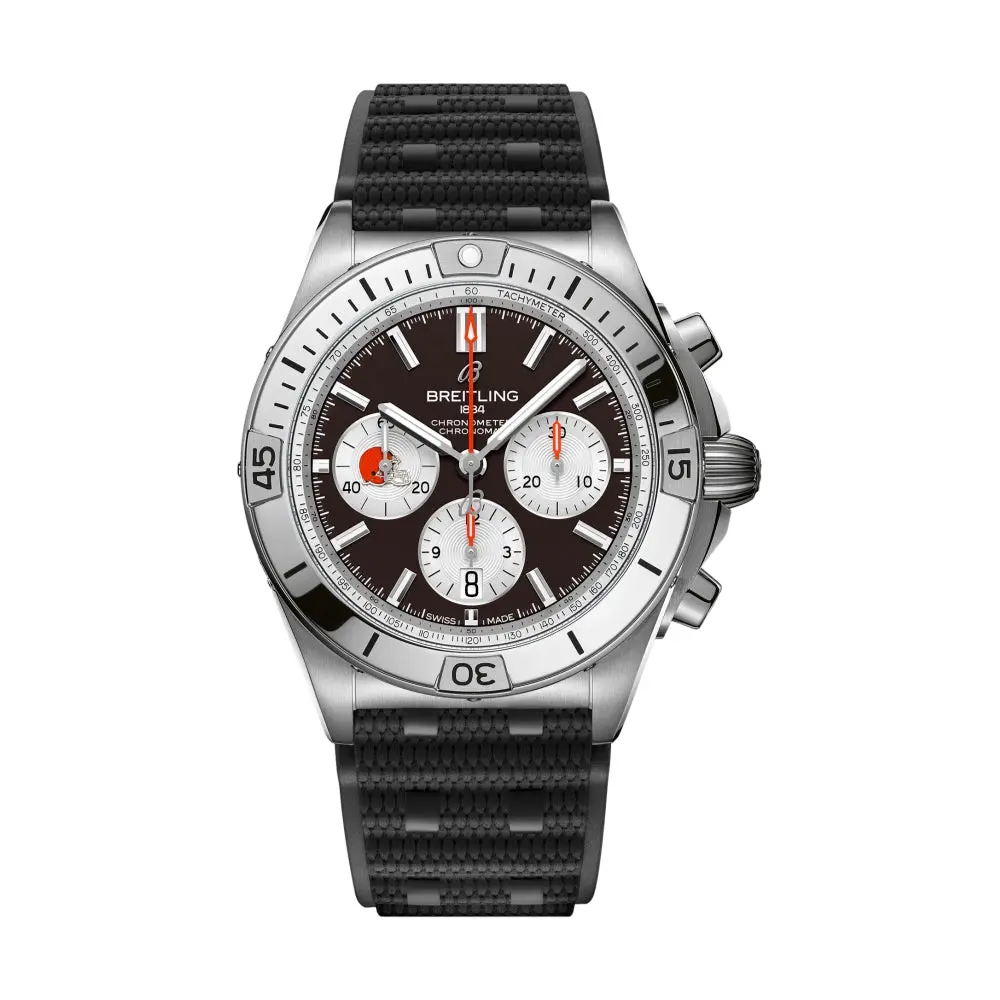 Chronomat B01 Nfl Cleveland Browns Limited Edition 42Mm - Brown On Rubber Strap 1