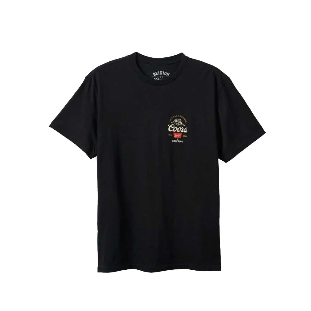 Brixton X Coors 150 Arch S/S Tee - Black 1