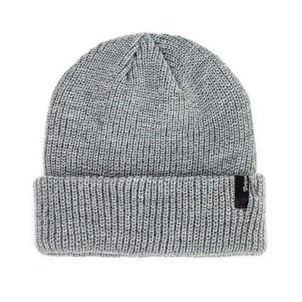 Brixton Heist Beanie - Light Heather Grey 1