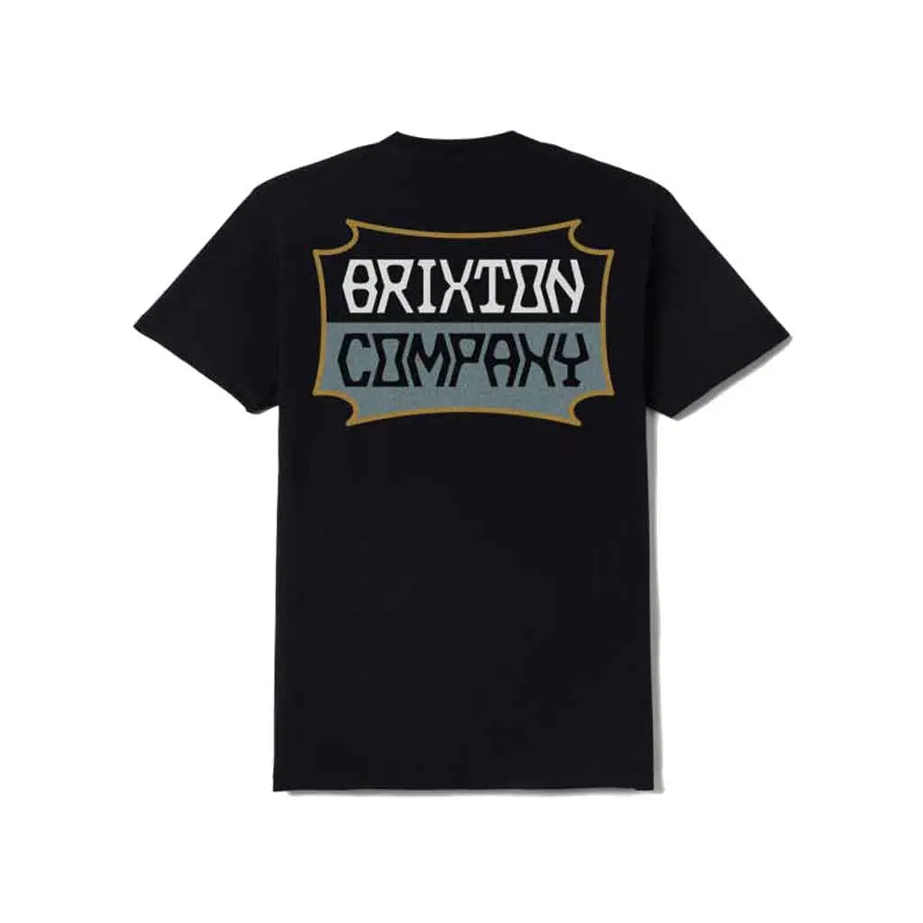 Brixton Pillar S/S Tee - Black 1