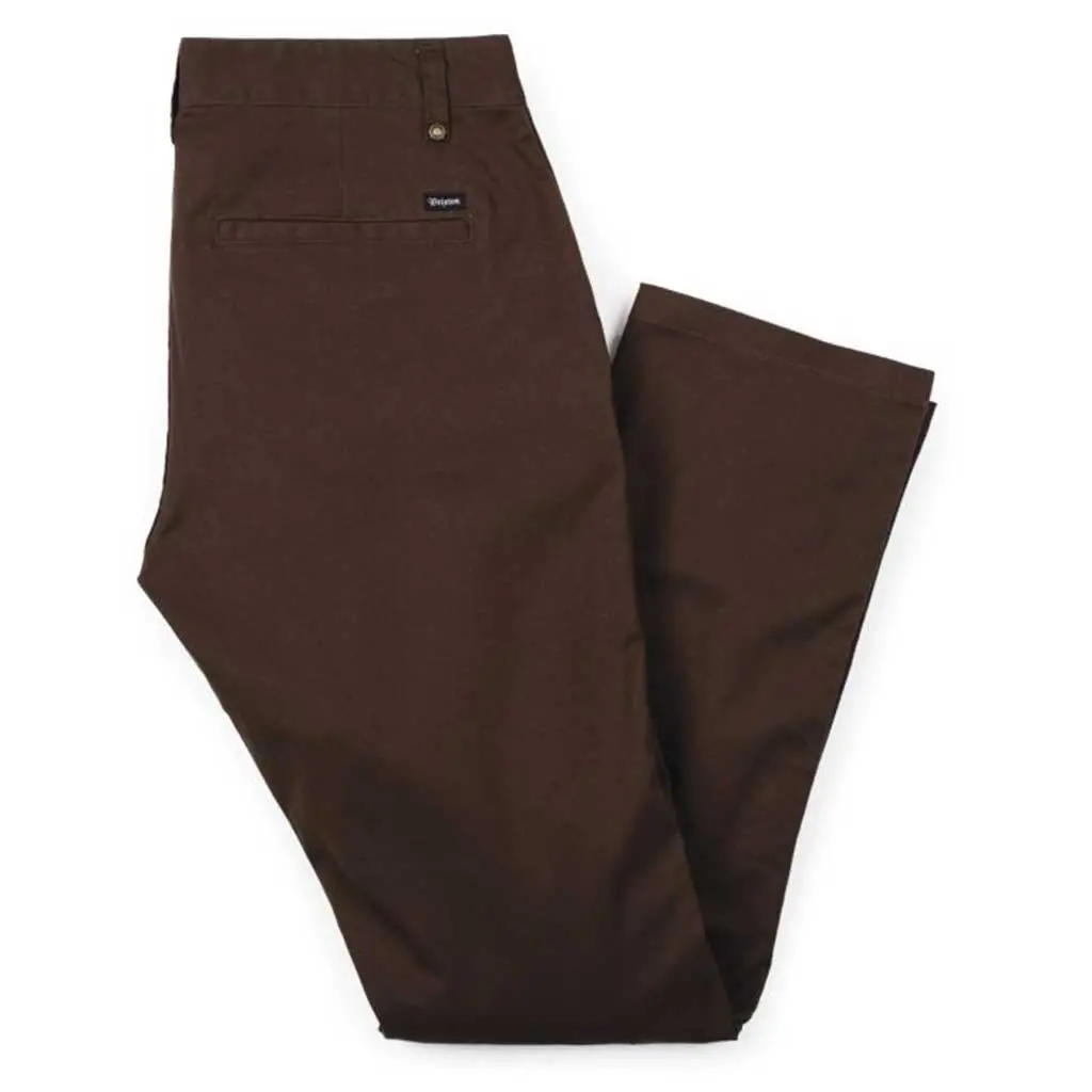 Brixton Reserve Chino Pant - Brown 1