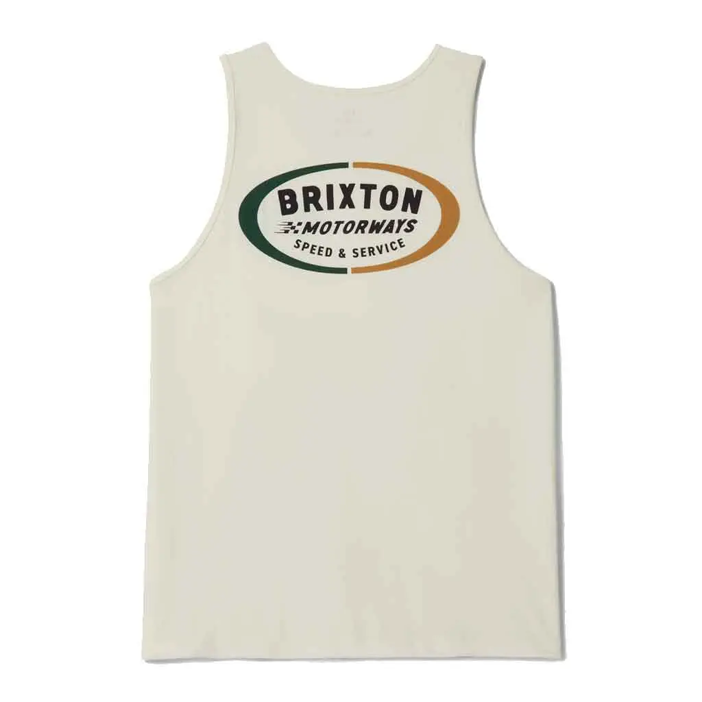 Brixton Rhett Tank Top - Off White 1