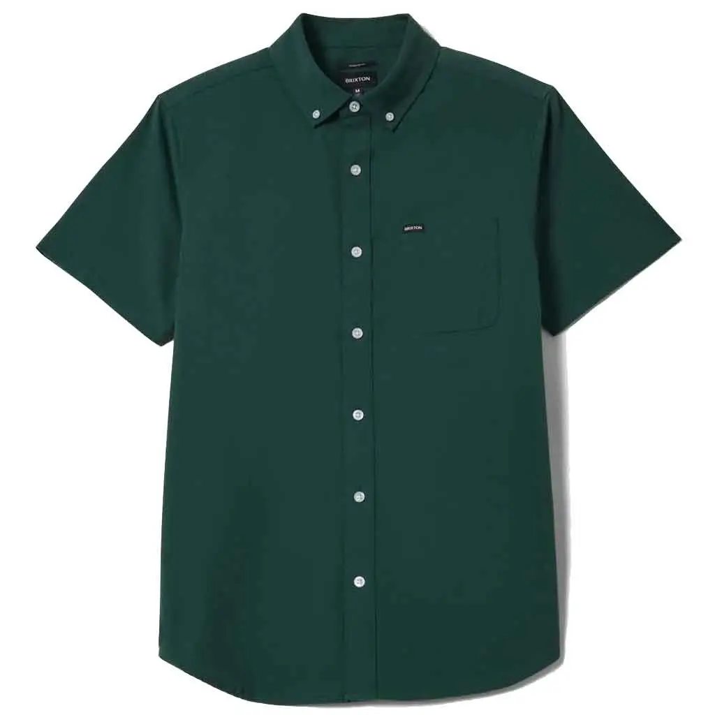 Brixton Sanford Oxford S/S Woven - Primal Green 1