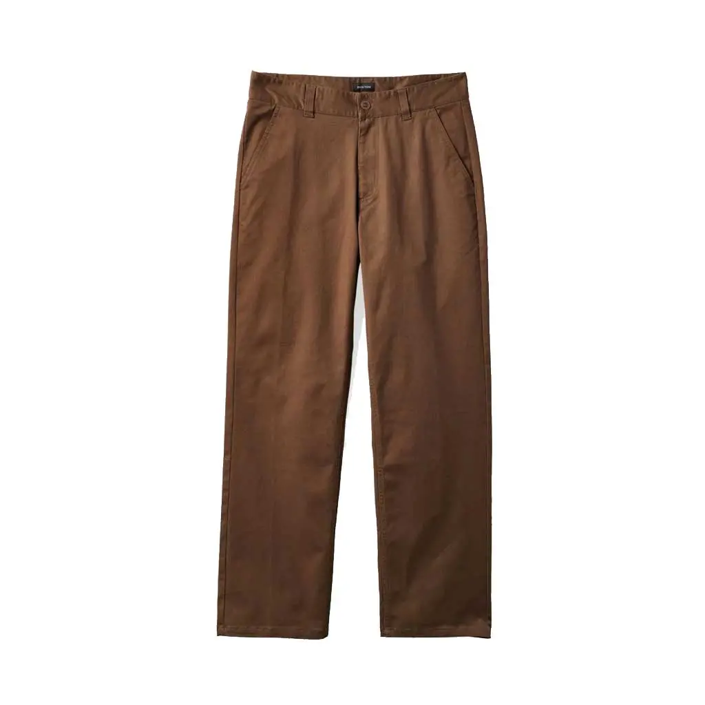 Brixton Choice Chino Relaxed Pant - Dark Earth 1
