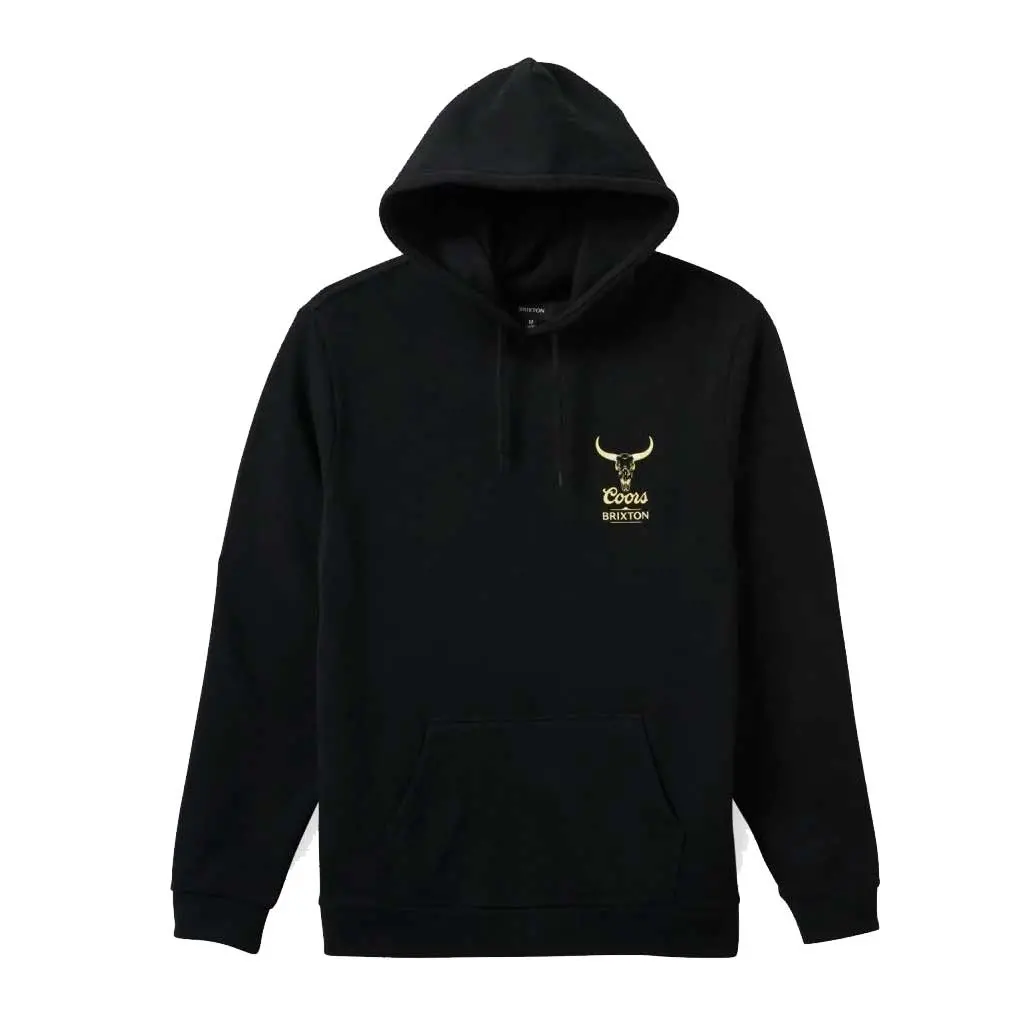 Brixton X Coors Bull Hoodie - Black 1