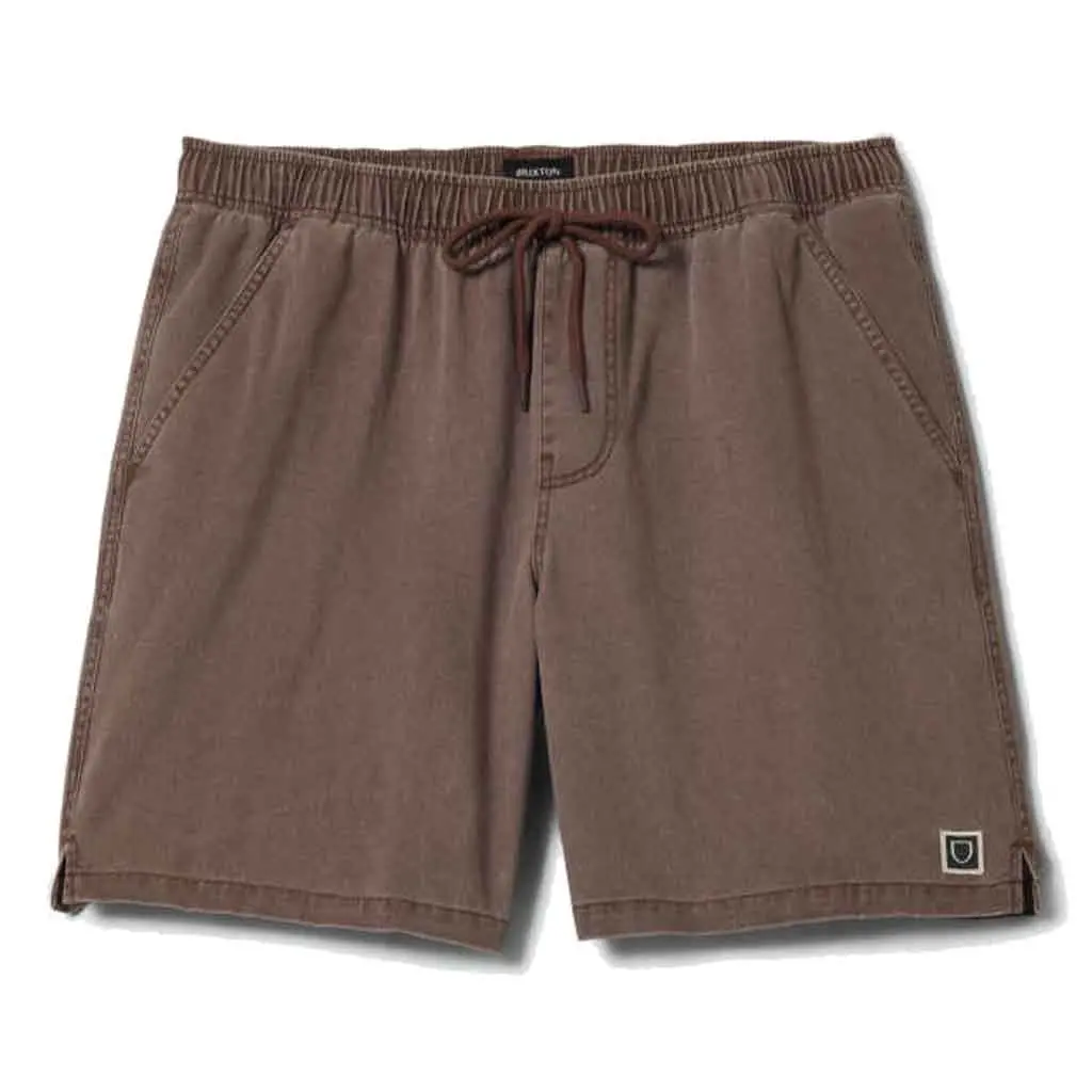 Brixton Everyday Vintage Wash Short - Chocolate 1
