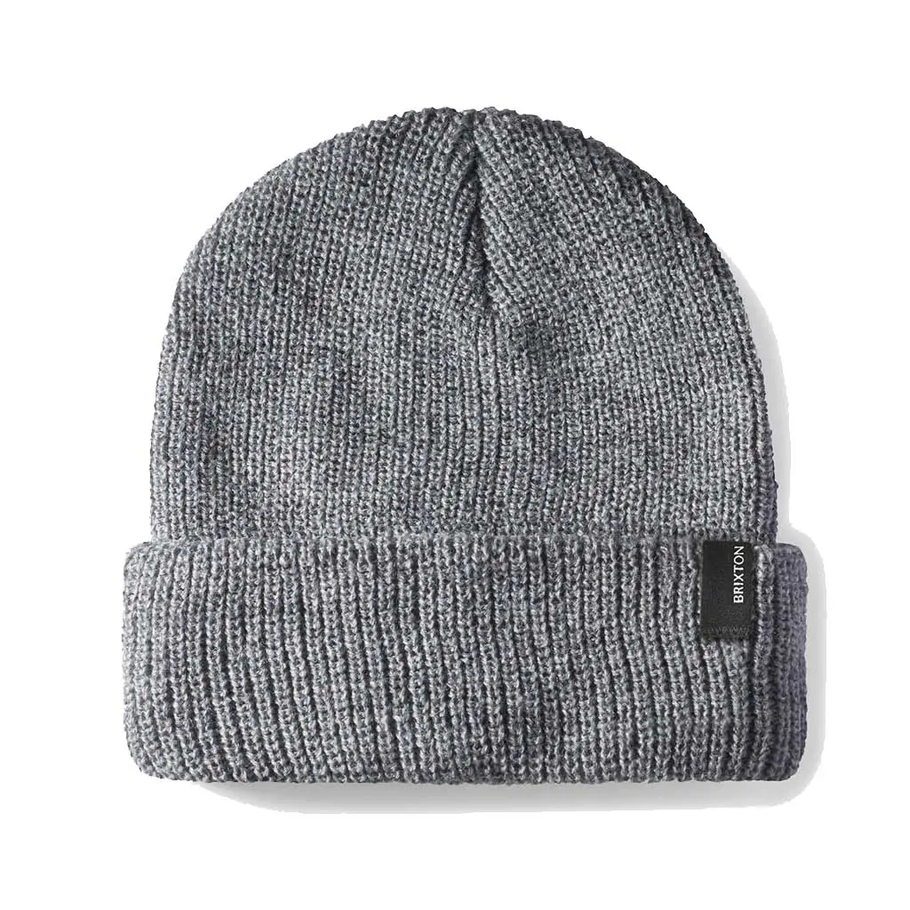 Brixton Heist Beanie - Light Heather Grey 1