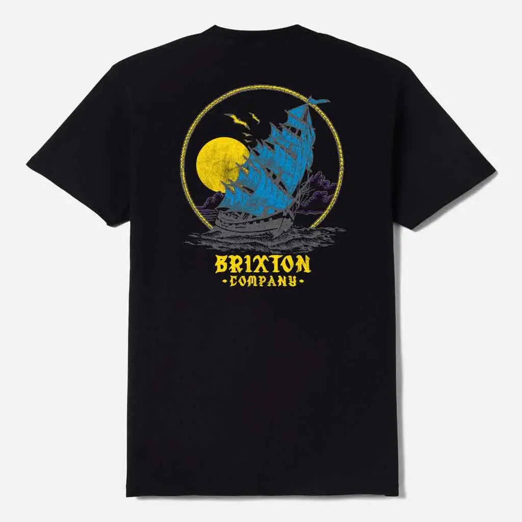 Brixton High Seas S/S Std Tee - Black 1