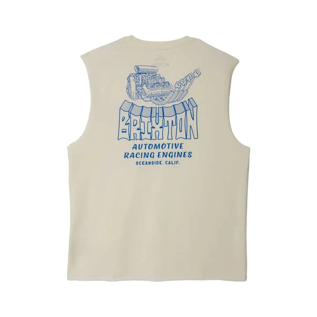 Brixton Horsepower Muscle Tank Top - Off White 1
