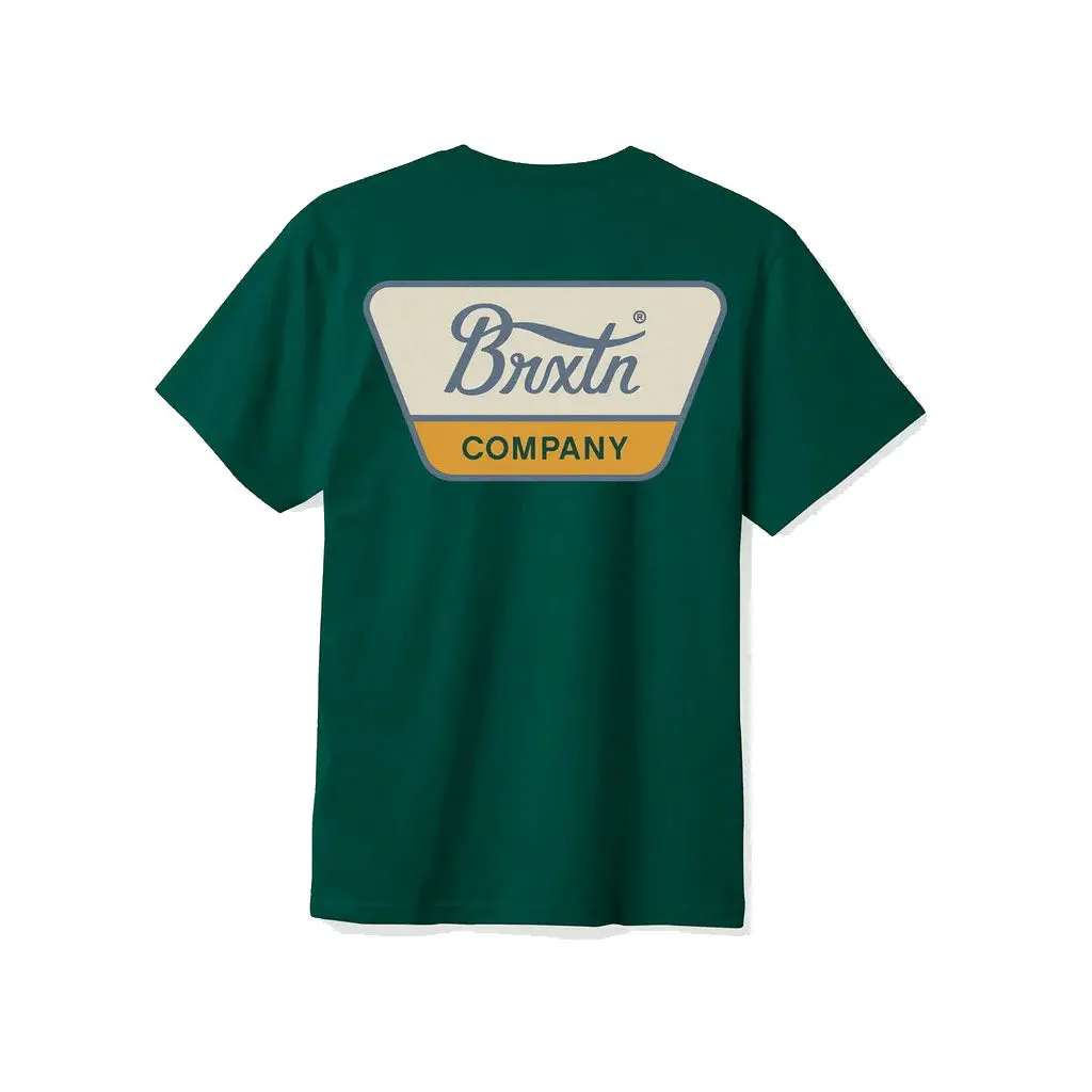 Brixton Linwood S/S Tee - Deep Emerald 2