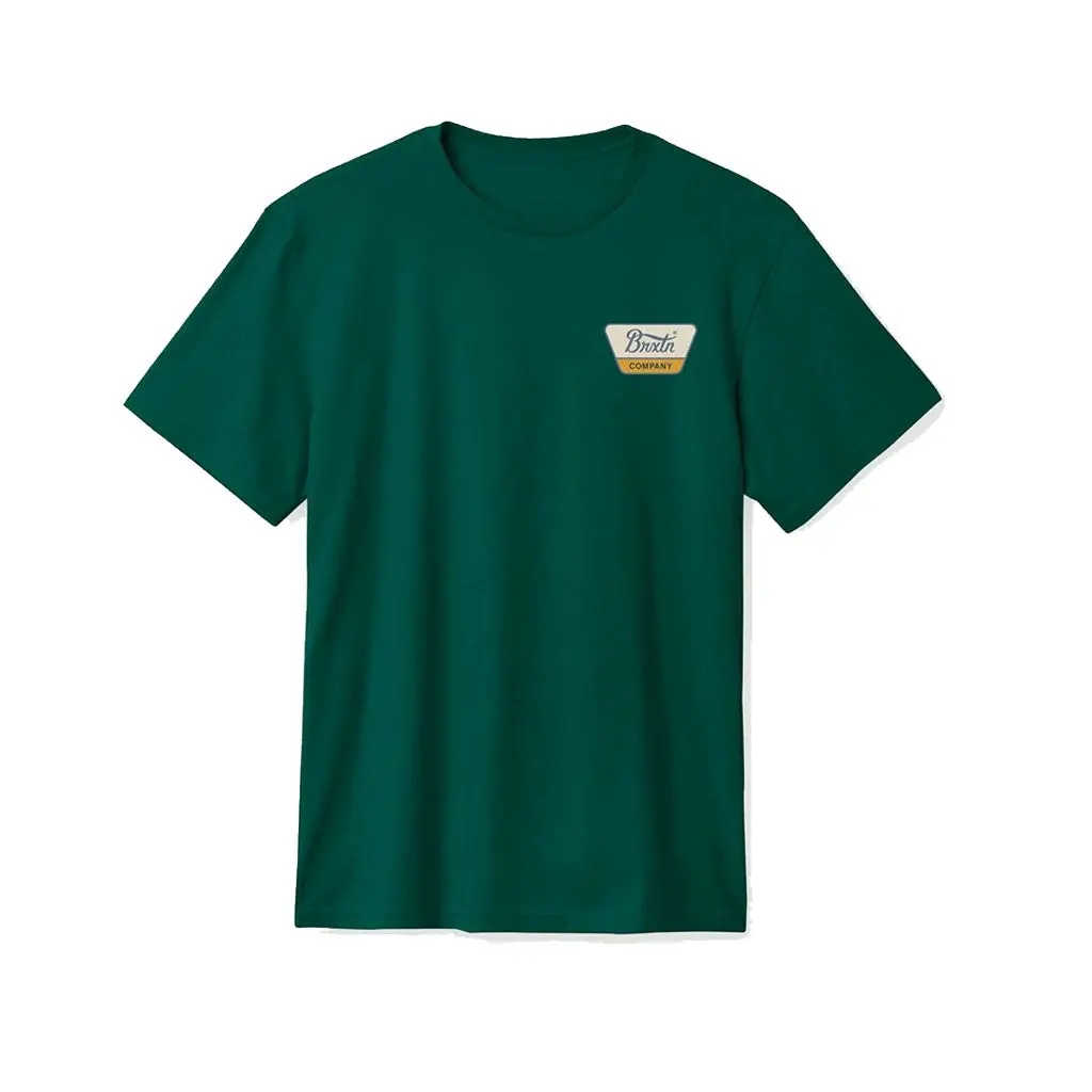 Brixton Linwood S/S Tee - Deep Emerald 1